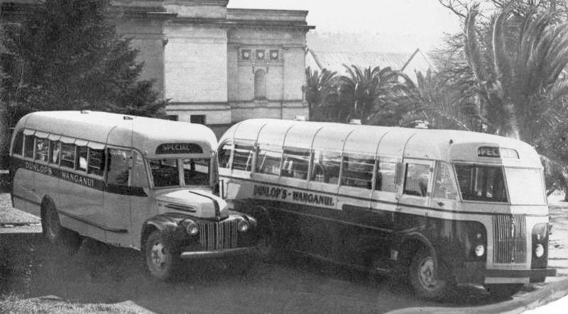 Dunlop's Ford V8 buses